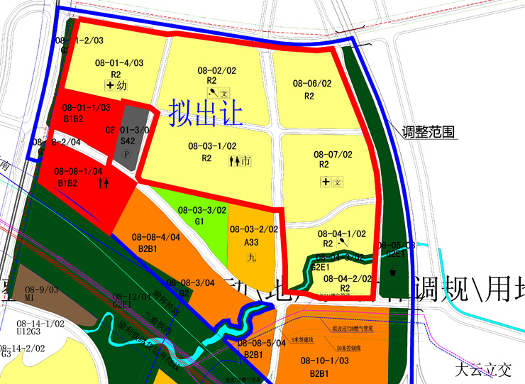 1-2调整后土地利用规划图（大竹林）